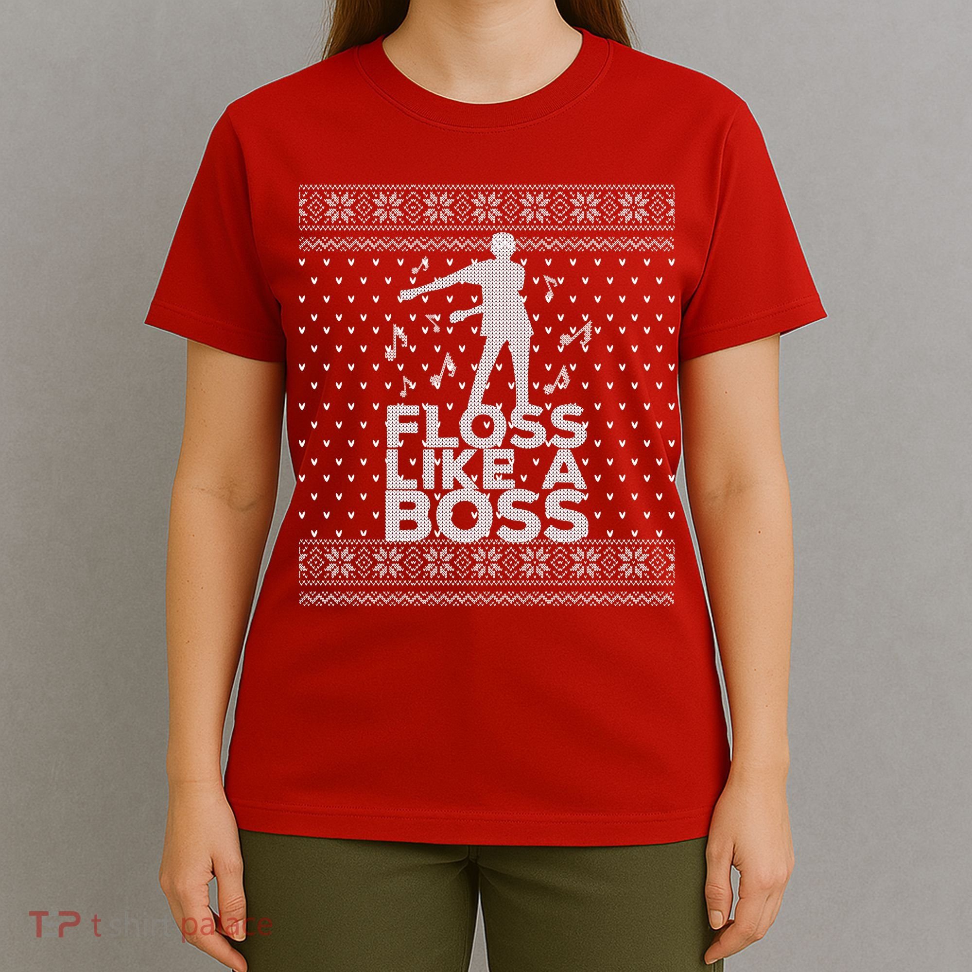 Floss Like A Boss Ugly Christmas Sweater T-Shirt