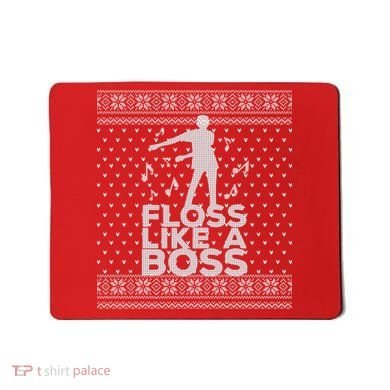 Floss Like A Boss Ugly Christmas Sweater Mousepad