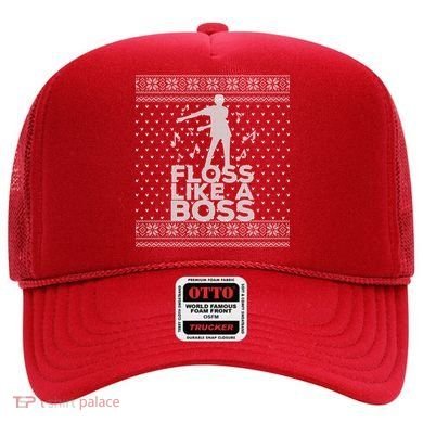 Floss Like A Boss Ugly Christmas Sweater Hat