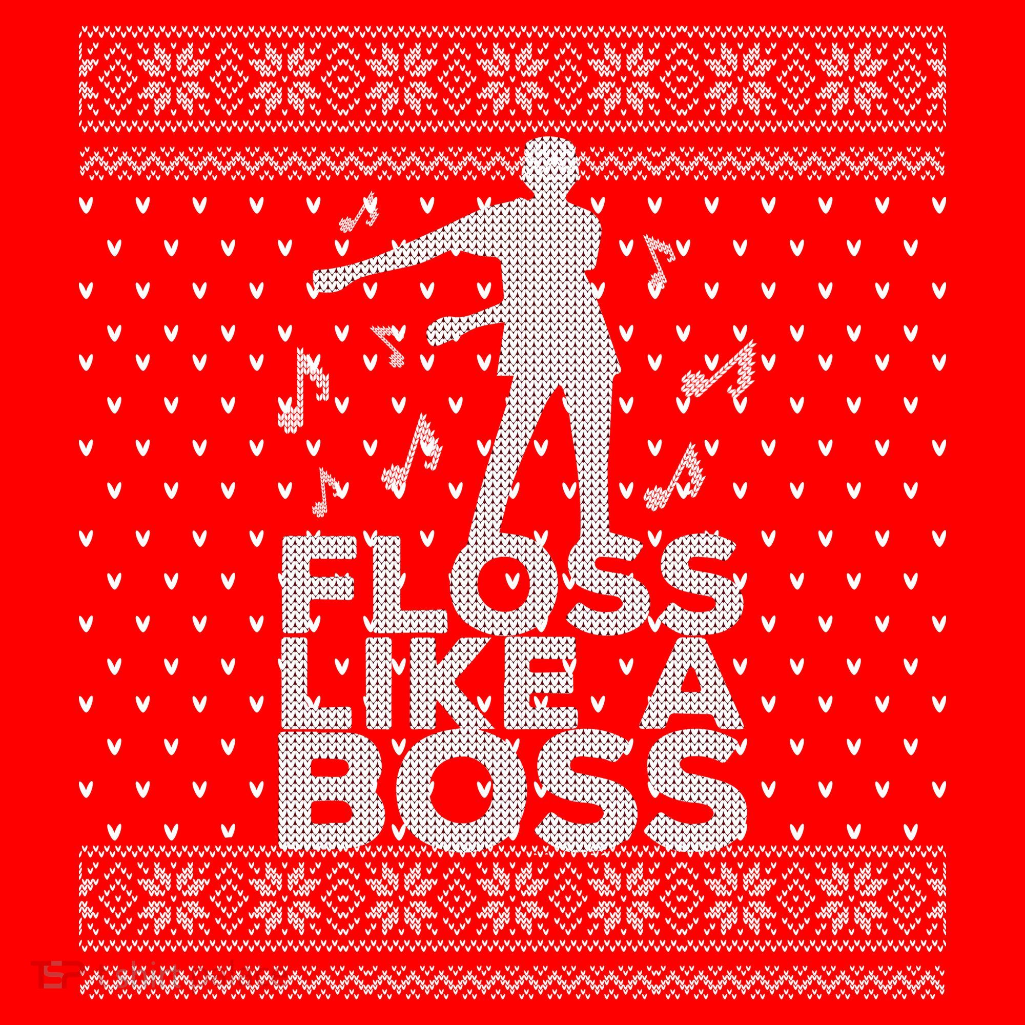 Floss Like A Boss Ugly Christmas Sweater Hat