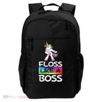 Floss Like a Boss Unicorn Rainbow Backpack thumb 0