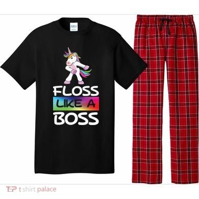 Floss Like a Boss Unicorn Rainbow Pajama Set