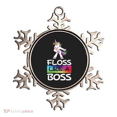Floss Like a Boss Unicorn Rainbow Ornament
