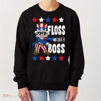 Floss Like A Boss USA 4th of July Women's Sweatshirt thumb 0