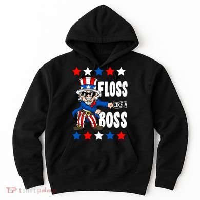 Floss Like A Boss USA 4th of July Hoodie