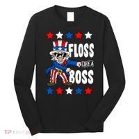 Floss Like A Boss USA 4th of July Long Sleeve Shirt thumb 0