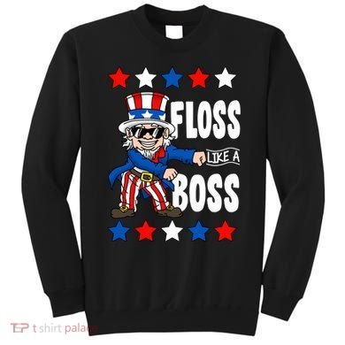 Floss Like A Boss USA 4th of July Sweatshirt