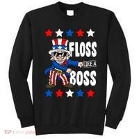 Floss Like A Boss USA 4th of July Sweatshirt thumb 0