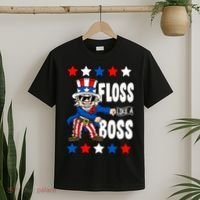 Floss Like A Boss USA 4th of July T-Shirt thumb 2