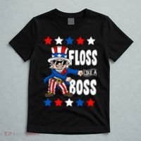 Floss Like A Boss USA 4th of July T-Shirt thumb 5