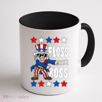 Floss Like A Boss USA 4th of July Coffee Mug thumb 1