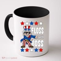 Floss Like A Boss USA 4th of July Coffee Mug thumb 0