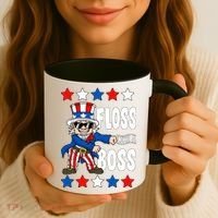 Floss Like A Boss USA 4th of July Coffee Mug thumb 3