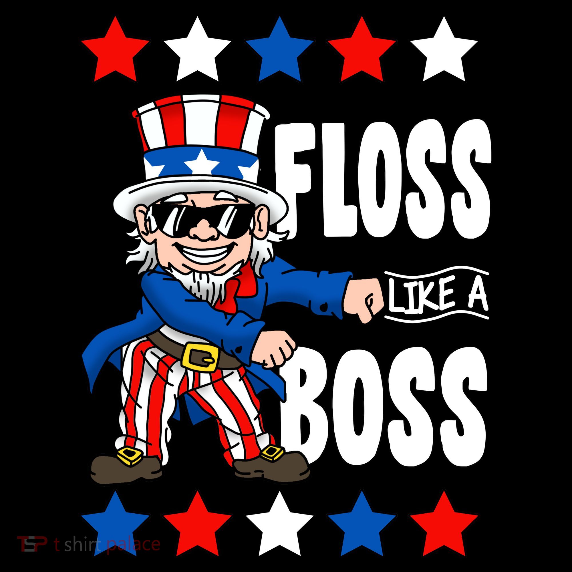 Floss Like A Boss USA 4th of July Coffee Mug