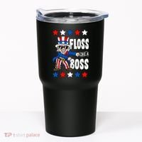 Floss Like A Boss USA 4th of July Tumbler thumb 0