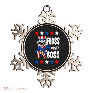 Floss Like A Boss USA 4th of July Ornament