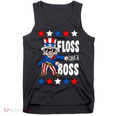 Floss Like A Boss USA 4th of July Tank Top