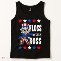 Floss Like A Boss USA 4th of July Tank Top thumb 2