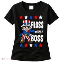 Floss Like A Boss USA 4th of July Women's T-Shirt thumb 0