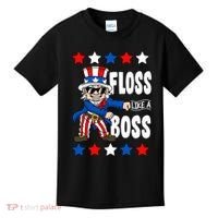 Floss Like A Boss USA 4th of July Kids T-Shirt thumb 0