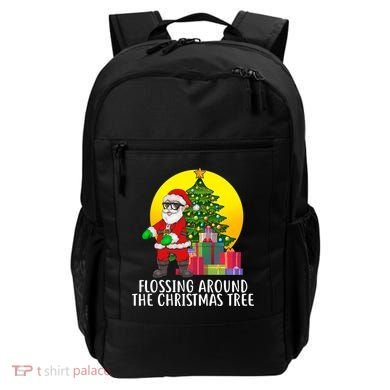 Flossing Around The Christmas Tree Backpack
