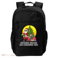 Flossing Around The Christmas Tree Backpack thumb 0