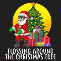 Flossing Around The Christmas Tree Beanie thumb 2