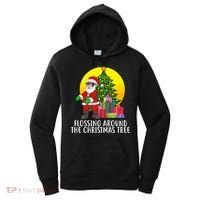 Flossing Around The Christmas Tree Women's Hoodie thumb 0
