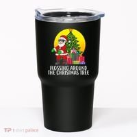Flossing Around The Christmas Tree Tumbler thumb 0