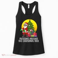 Flossing Around The Christmas Tree Women's Tank Top thumb 0