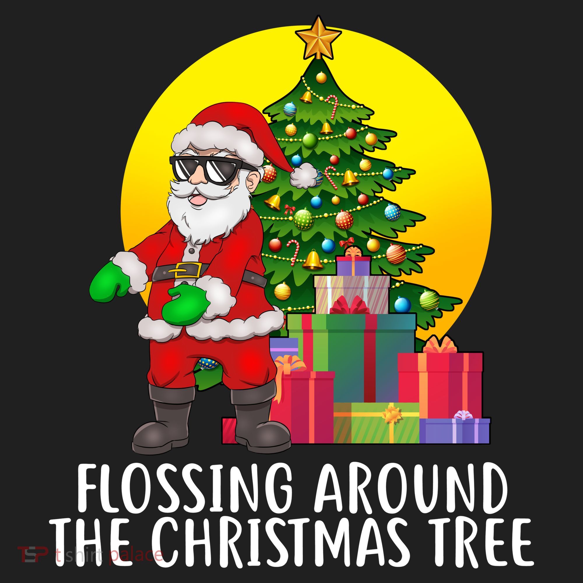 Flossing Around The Christmas Tree Hat