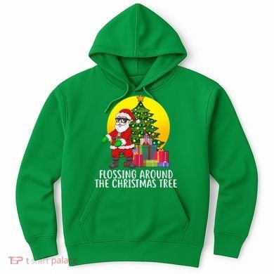 Flossing Around The Christmas Tree Hoodie