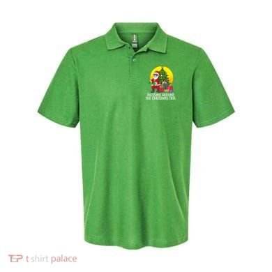 Flossing Around The Christmas Tree Polo