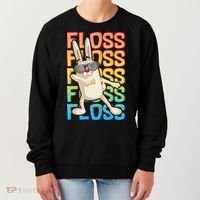 Flossing Easter Bunny Women's Sweatshirt thumb 0