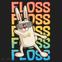 Flossing Easter Bunny Women's Sweatshirt thumb 2