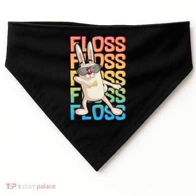 Flossing Easter Bunny USA-Made Doggie Bandana