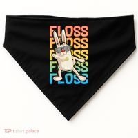 Flossing Easter Bunny USA-Made Doggie Bandana thumb 0