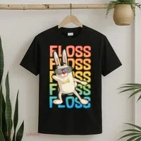 Flossing Easter Bunny T-Shirt thumb 2