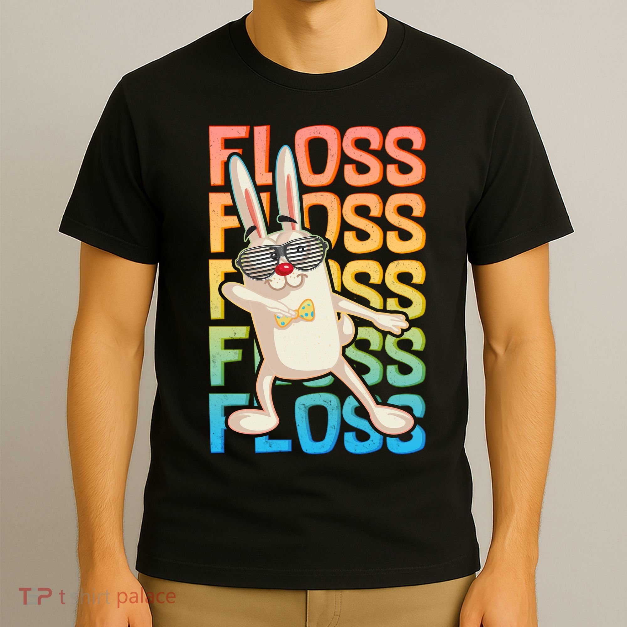 Flossing Easter Bunny T-Shirt