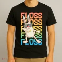 Flossing Easter Bunny T-Shirt thumb 3