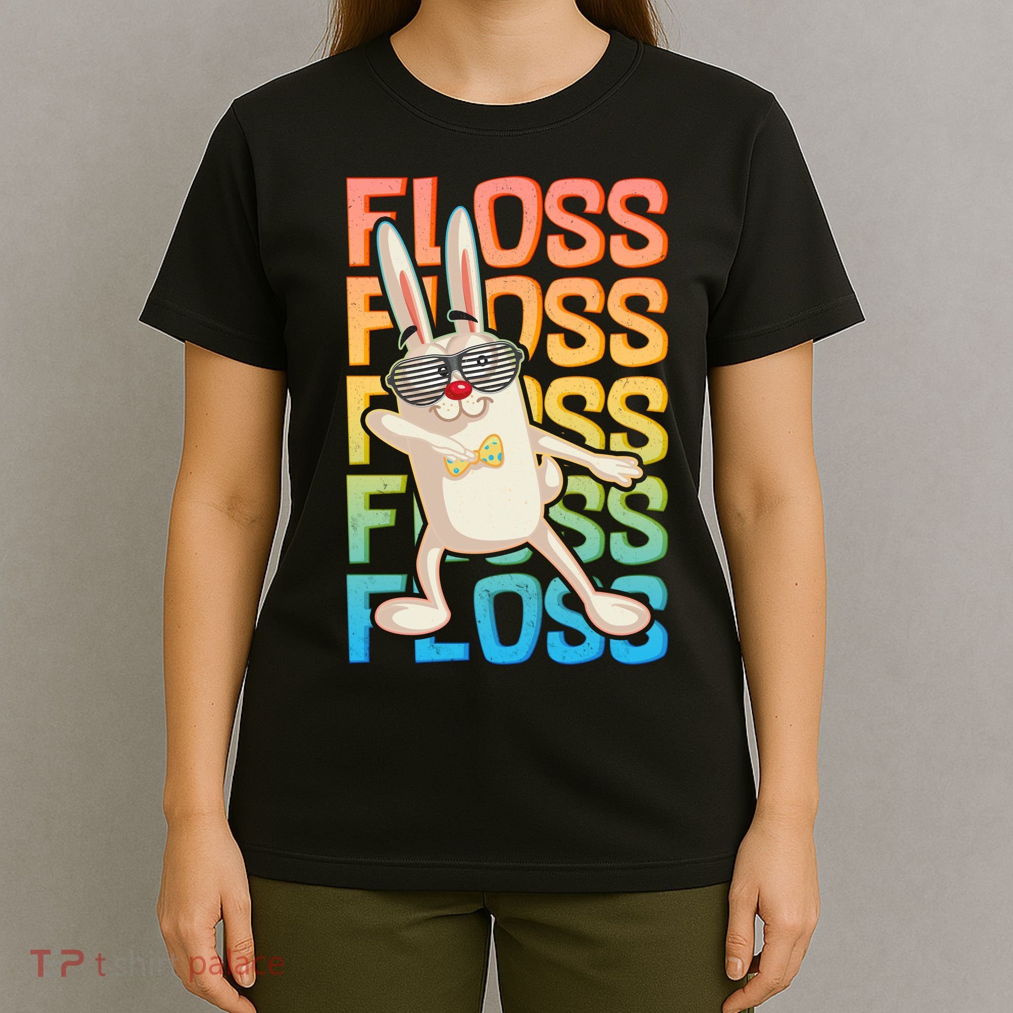 Flossing Easter Bunny T-Shirt