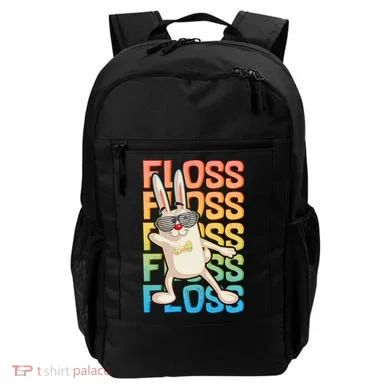 Flossing Easter Bunny Backpack