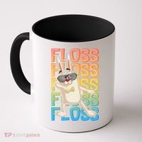 Flossing Easter Bunny Coffee Mug thumb 0