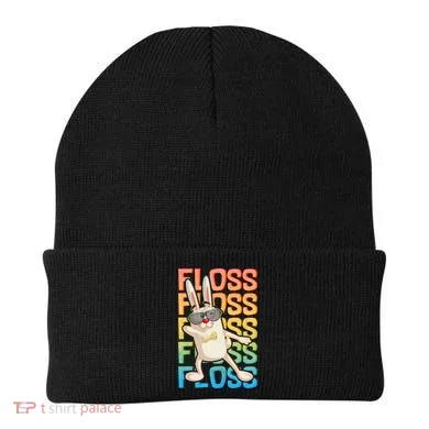 Flossing Easter Bunny Beanie