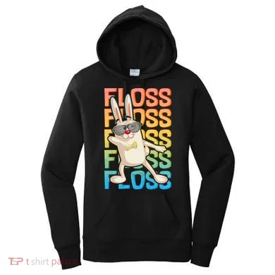 Flossing Easter Bunny Women's Hoodie