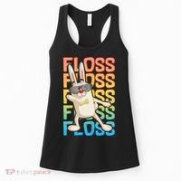 Flossing Easter Bunny Women's Tank Top thumb 0