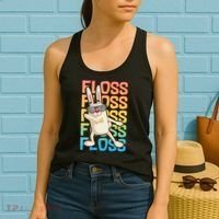 Flossing Easter Bunny Women's Tank Top thumb 2