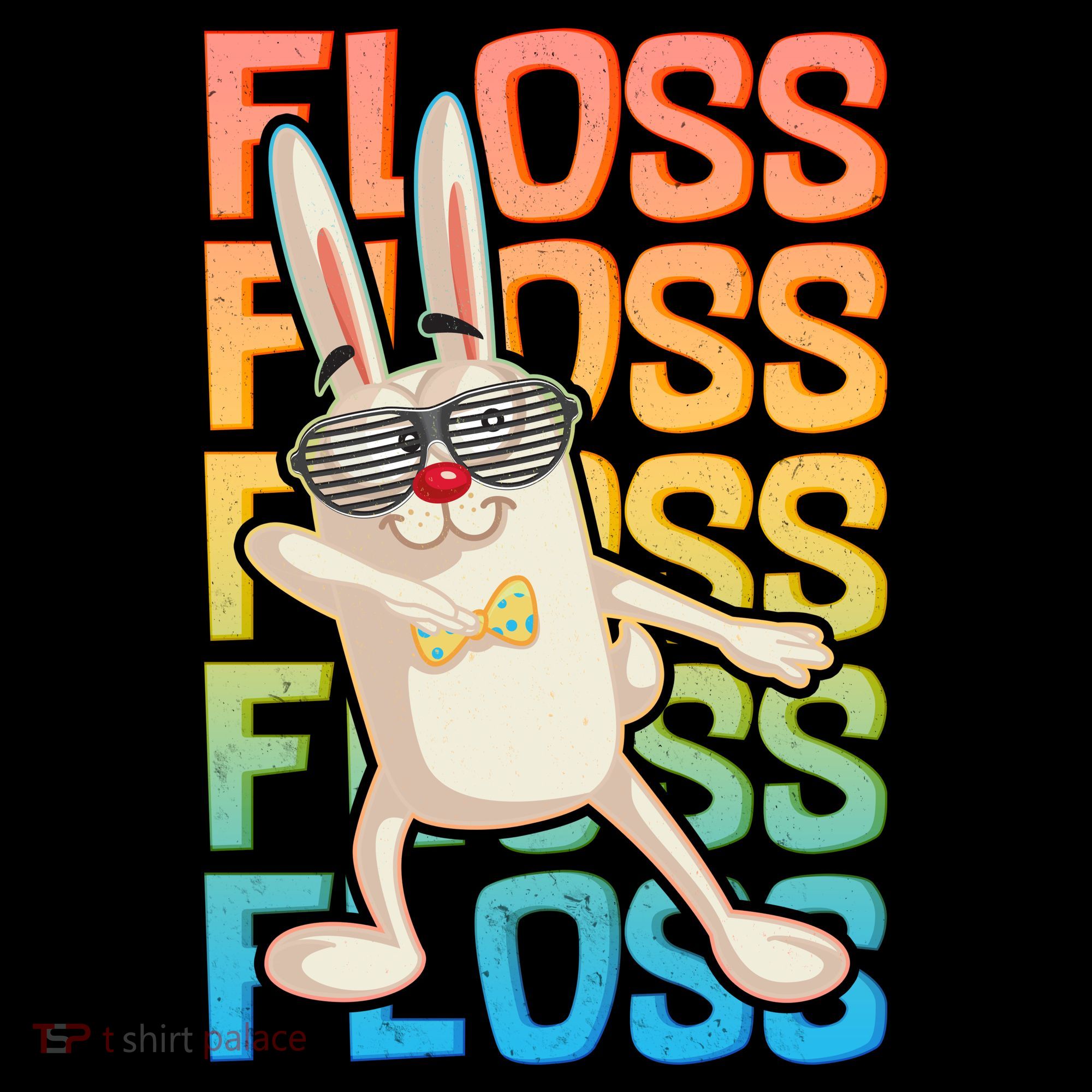 Flossing Easter Bunny Women's Tank Top