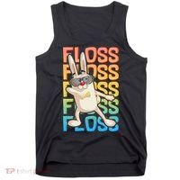 Flossing Easter Bunny Tank Top thumb 0