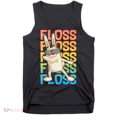Flossing Easter Bunny Tank Top